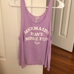 PINK VS lavender mermaids have more fun tank